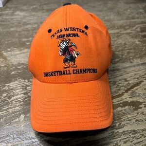 Zephyr Orange Texas Western Basketball Champions Hat
